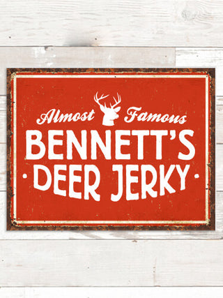 Deer Jerky : Tin Signs