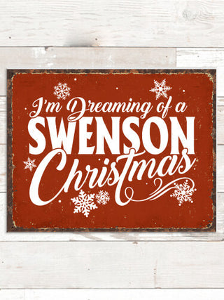 Dreaming Of Christmas : Tin Signs