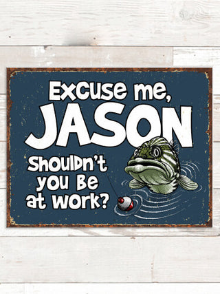 Excuse Me Fish : Tin Signs
