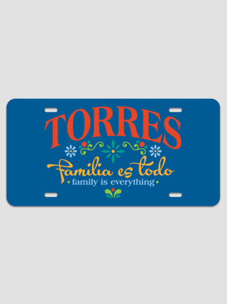 Familia es Todo : License Plates
