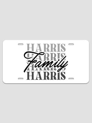 Family Repeat : License Plates