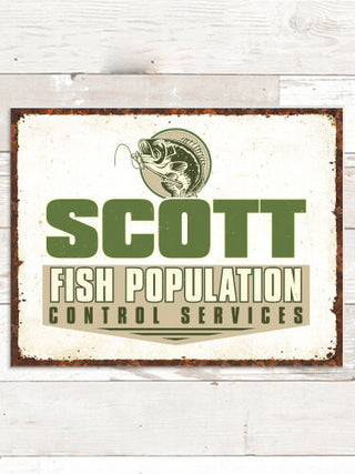 Fish Services : Tin Signs