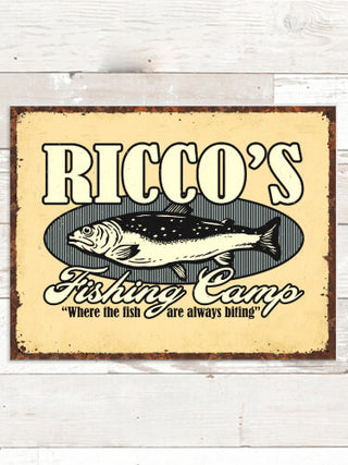 Fishing Camp : Tin Signs