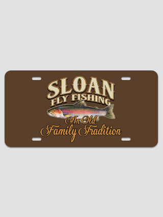 Fly Fishing Family Tradition : License Plates