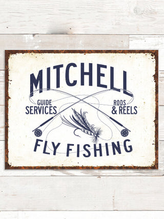 Fly Fishing Guide : Tin Signs