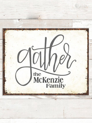 Gather : Tin Signs