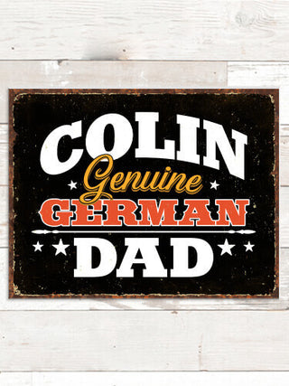 German Dad : Tin Signs