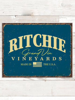 Grand Vineyards : Tin Signs