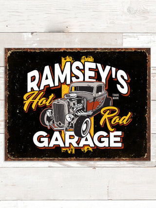 Hot Rod Garage BP : Tin Signs