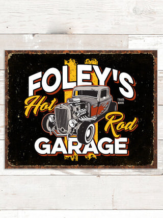 Hot Rod Garage : Tin Signs