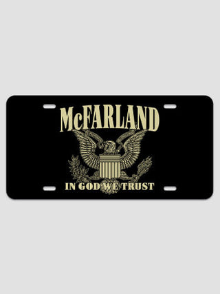 In God We Trust : License Plates