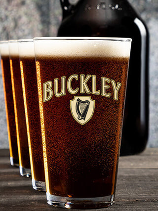 Irish Harp : Growler Pint Glass Gift Sets - Color Printed