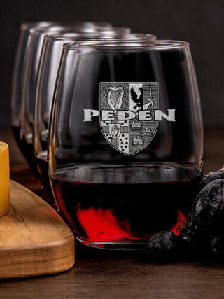 Irish Provinces : Cheese Board Wine Glass Gift Sets - Engraved