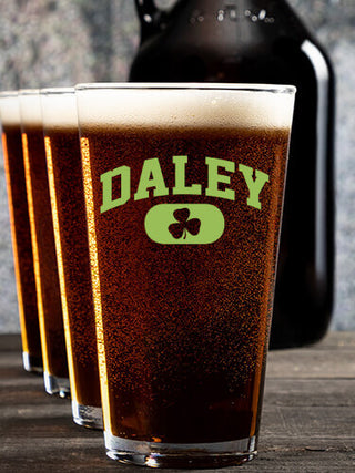 Irish Varsity : Growler Pint Glass Gift Sets - Color Printed