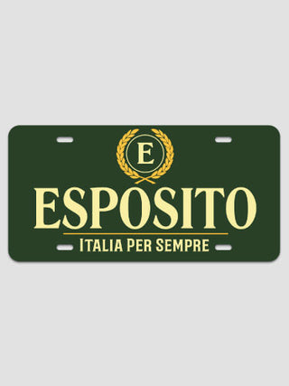 Italian Monogram : License Plates