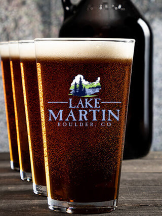 Lake : Growler Pint Glass Gift Sets - Color Printed
