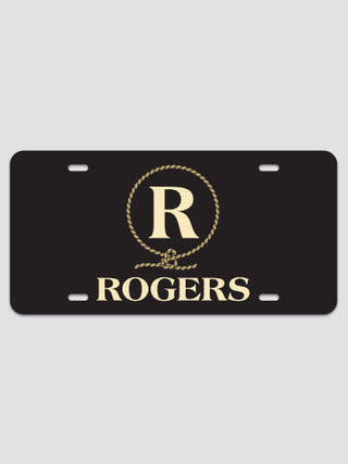 Lasso Monogram : License Plates