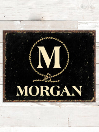 Lasso Monogram : Tin Signs