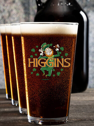 Leprechaun : Growler Pint Glass Gift Sets - Color Printed