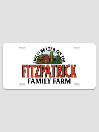 Life Is Better Farm : License Plates