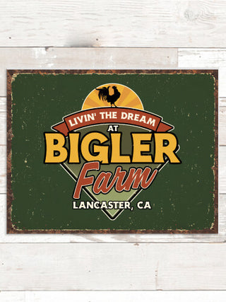Livin' The Dream Farm : Tin Signs