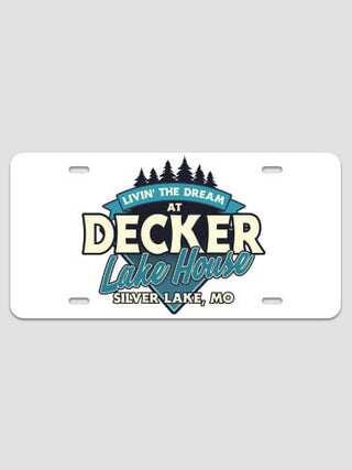 Livin' The Dream Lake House : License Plates