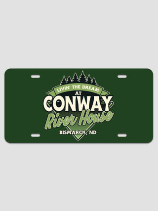 Livin' The Dream River House : License Plates