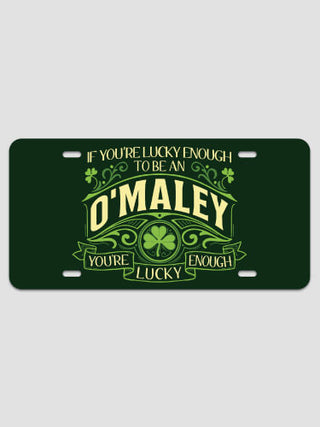 Lucky Enough : License Plates