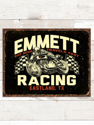 Motorcycle Racing : Tin Signs