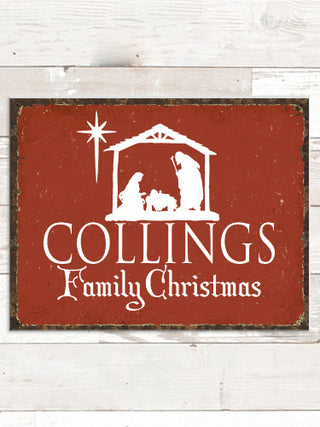 Nativity : Tin Signs
