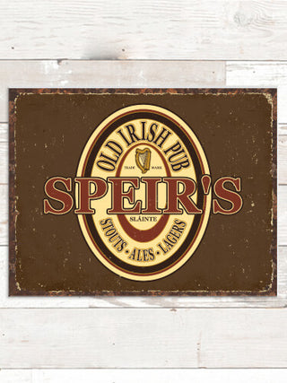 Old Irish Pub : Tin Signs