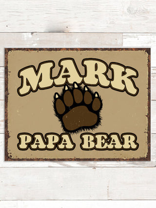 Papa Bear : Tin Signs