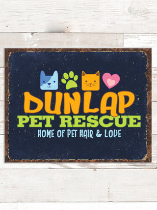 Pet Rescue : Tin Signs
