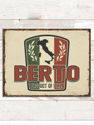 Product Of Italy : Tin Signs