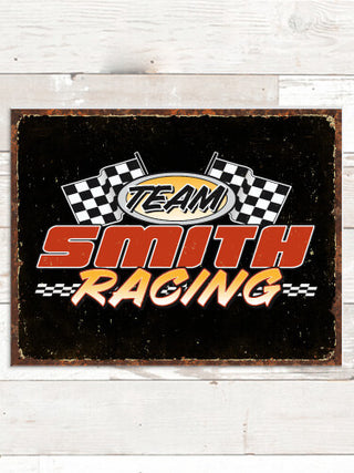 Racing Team : Tin Signs