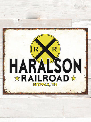 Railroad : Tin Signs