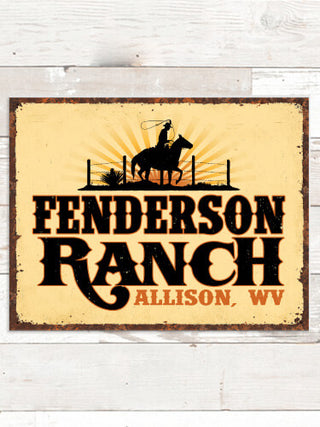 Ranch : Tin Signs