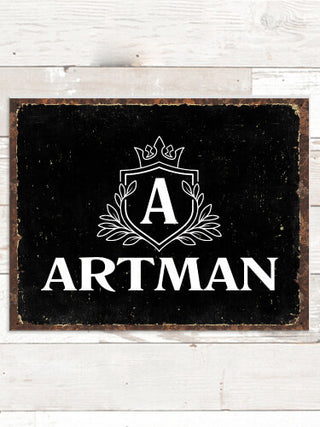 Regal Monogram : Tin Signs