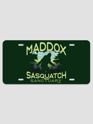 Sasquatch Sanctuary : License Plates