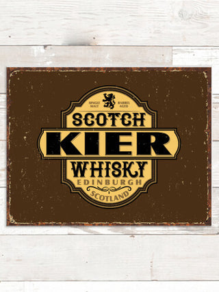 Scotch Whisky : Tin Signs