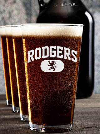 Scottish Varsity : Growler Pint Glass Gift Sets - Color Printed