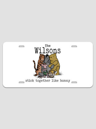 Stick Together : License Plates