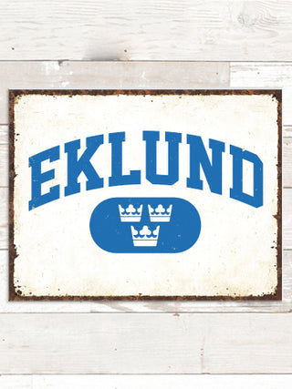 Swedish Varsity : Tin Signs