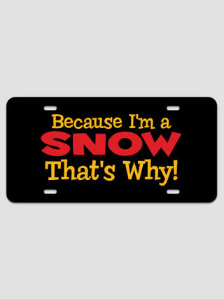 That's Why : License Plates