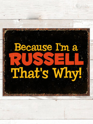 That's Why : Tin Signs