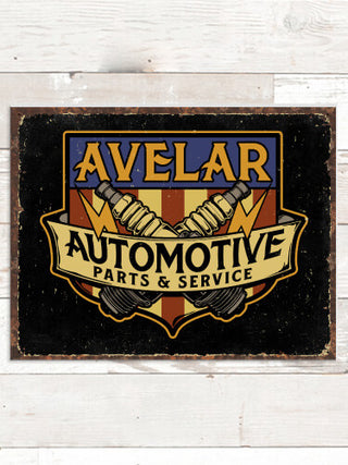 Vintage Automotive : Tin Signs