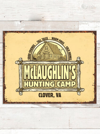 Vintage Hunting Camp : Tin Signs