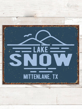 Vintage Lake : Tin Signs