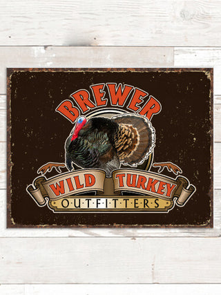 Wild Turkey Outfitters : Tin Signs