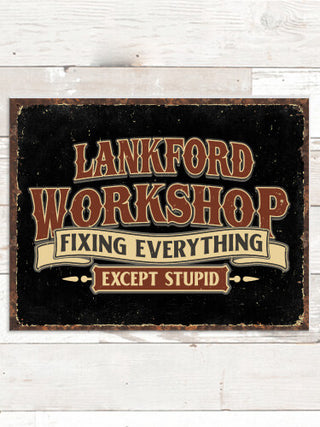 Workshop : Tin Signs